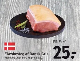 SPAR Flæskesteg af dansk gris tilbud