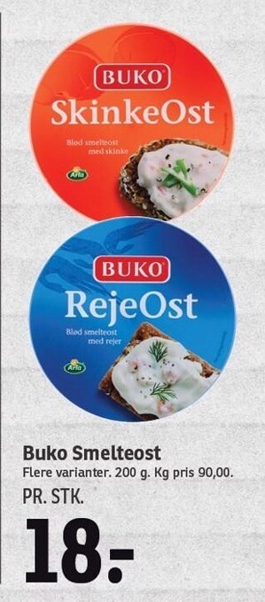 SPAR Buko smelteost tilbud