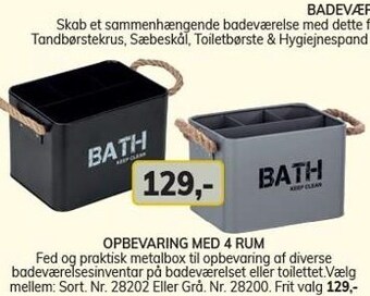 Daells Bolighus Opbevaring med 4 rum tilbud