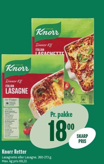 Min Købmand Knorr retter tilbud