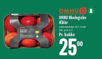 Min Købmand Omhu økologiske æbler tilbud