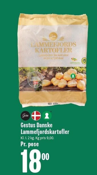 Min Købmand Gestus danske lammefjordskartofler tilbud