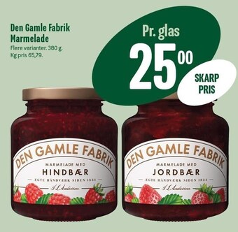 Min Købmand Den gamle fabrik marmelade tilbud