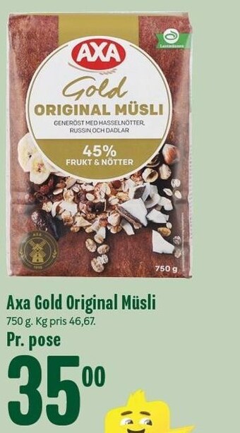 Axa gold original müsli