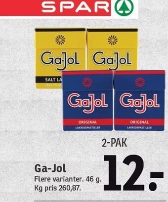SPAR Ga-jol tilbud