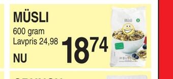 ABC Lavpris Müsli tilbud