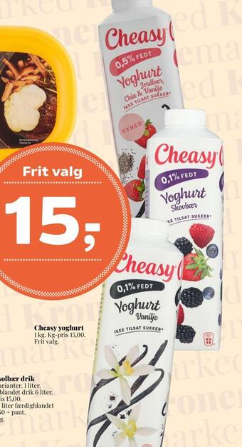 Dagli'Brugsen Cheasy yoghurt tilbud