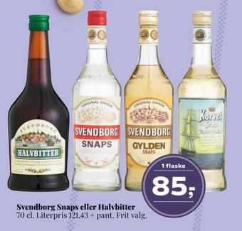 Svendborg snaps eller halvbitter