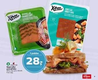 Dagli'Brugsen Røget eller gravad laks tilbud