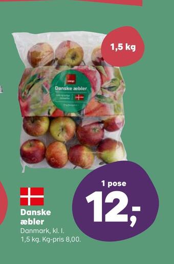 Kvickly Danske æbler tilbud