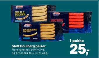 SuperBrugsen Steff houlberg pølser tilbud