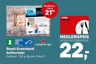Kvickly Royal greenland kutterrejer tilbud
