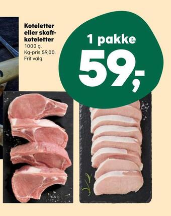 Koteletter eller skaft koteletter