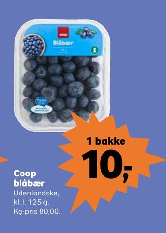 SuperBrugsen Coop blåbær tilbud