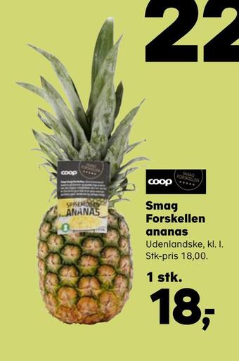 Kvickly Smag forskellen ananas tilbud