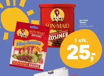 SuperBrugsen Sun maid rosiner tilbud