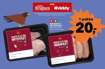 SuperBrugsen Kyllingebryst eller inderfilet tilbud