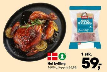 SuperBrugsen Hel kylling tilbud