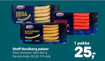 Kvickly Steff houlberg pølser tilbud