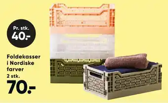 Bilka Foldekasser i nordiske farver tilbud