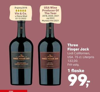 SuperBrugsen Three finger jack tilbud