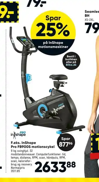 Bilka Inshape pro fb900s motionscykel tilbud
