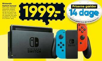 Bilka Nintendo switch konsol tilbud