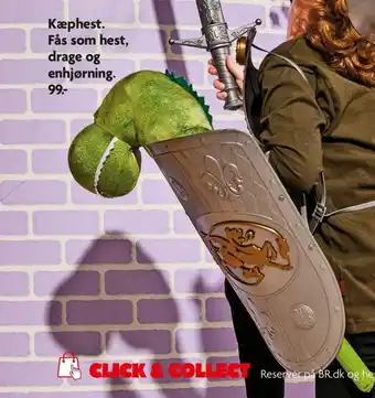 Fætter BR Kæphest. fås som hest, drage og enhjørning tilbud