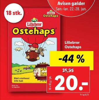 Lidl Lillebror ostehaps tilbud