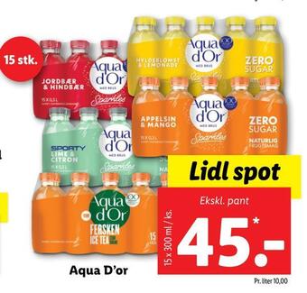 Lidl Aqua d'or tilbud