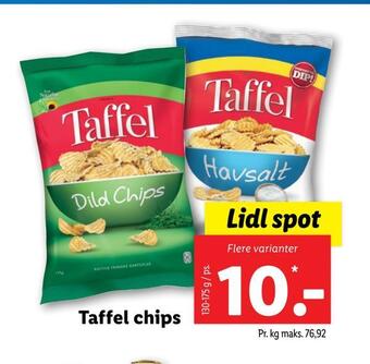 Lidl Taffel chips tilbud