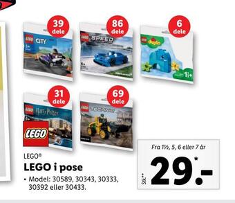 Lidl Lego i pose tilbud