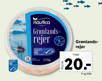 Lidl Grønlandsrejer tilbud
