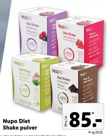 Lidl Nupo diet shake pulver tilbud