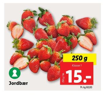 Lidl Jordbær tilbud