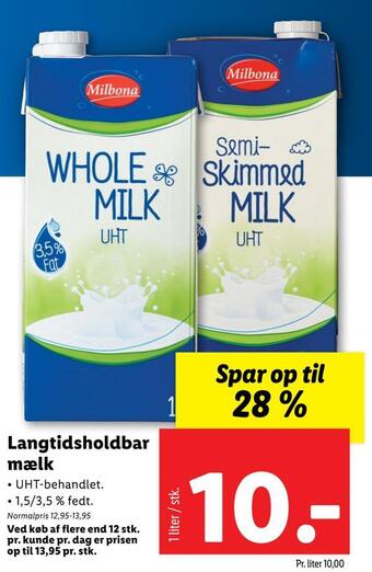 Langtidsholdbar mælk