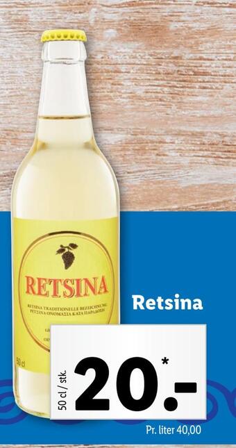 Lidl Retsina tilbud