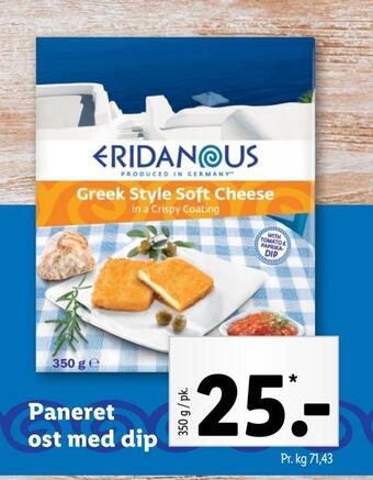 Lidl Paneret ost med dip tilbud