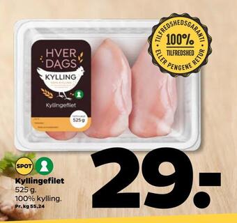 Netto Kyllingefilet tilbud