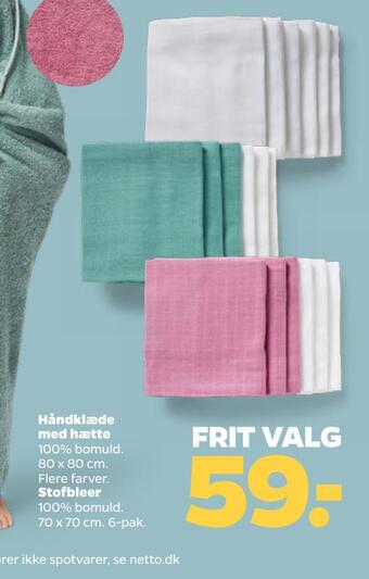 Netto Stofbleer tilbud