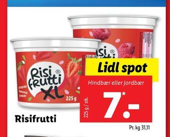 Lidl Risifrutti tilbud