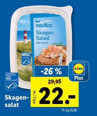 Lidl Skagen salat tilbud