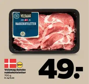 Netto Velsmag danske nakkekoteletter tilbud