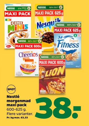 Netto Nestlé morgenmad maxi pack tilbud