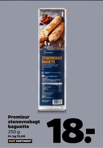 Netto Premieur stenovnsbagt baguette tilbud