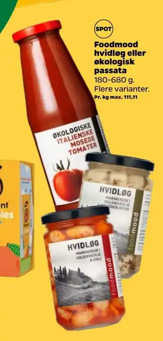 Netto Foodmood hvidløg eller økologisk passata tilbud