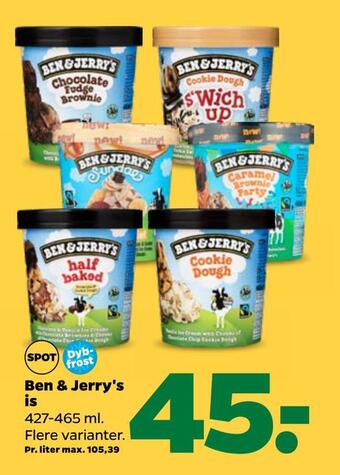 Netto Ben & jerry's is tilbud