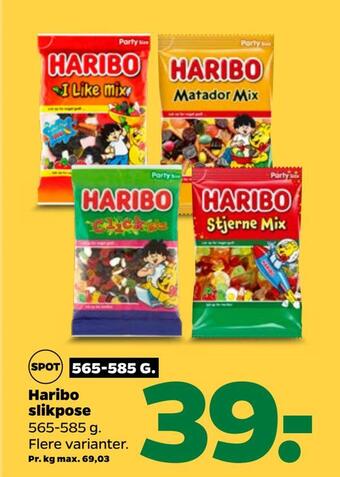 Netto Haribo slikpose tilbud