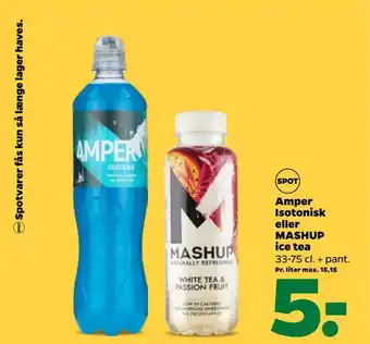 Amper isotonisk eller mashup ice tea