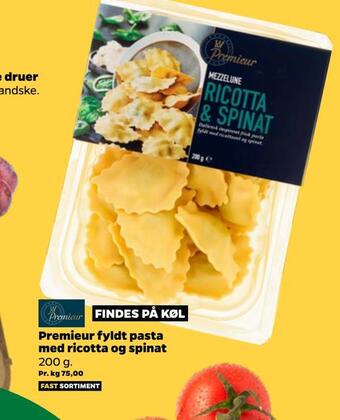 Netto Premieur fyldt pasta med ricotta og spinat tilbud